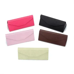 Solid Color Magnetic Folding Glasses Case