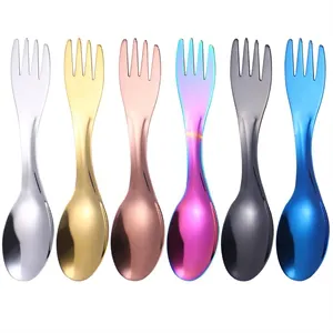 Spork 2 in 1 Fork Spoon Combo