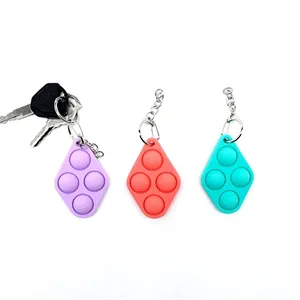 Stress Reliever Silicone Keychain