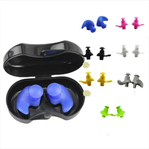 Swimming Silicone Earplugs Sleeping Nonoise In Case
