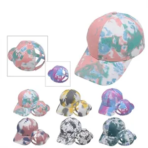 Tie-dyed baseball cap