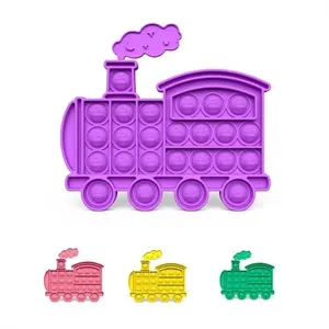 Train Car Bubble Fidget Silicon Toys