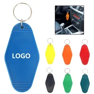 Vintage Style Motel Keychain Key Tag 3.5"