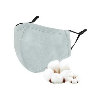 Washable and Reusable Cotton mask with nose clip/ Ear Loop