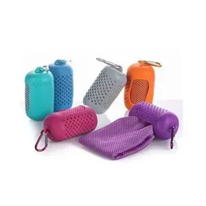 Yoga exercise cold towel silicone packaging