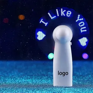 led hand-held flashing advertising gift fan