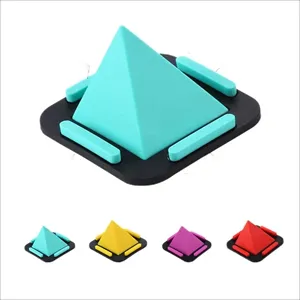 pyramid silicone mobile phone holder